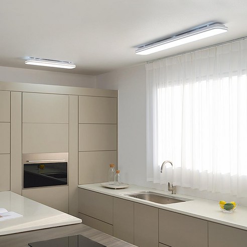 큰부엌 고장없는 밝은 LED 주방조명 부엌등 일자 주방등, 6500K, 30W