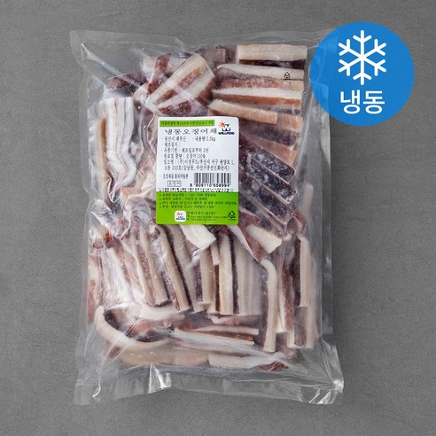 현이푸드빌 오징어채 (냉동), 1.5kg, 2개