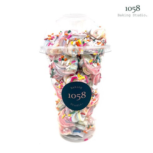 1058베이킹스튜디오 수제 버블팝 머랭쿠키/어린이날/답례품/선물, 1개, 85g