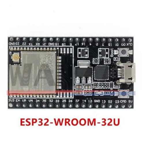 아두이노 와이파이 블루투스 개발 보드 초저전력 소비 듀얼 코어 ESP32 ESP32S ESP 32 유사 ESP8266 1개, ESP32-WROOM-32U