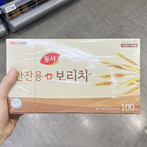 한잔용 보리차 100T x2 총200T, 1.5g, 100개입, 2개