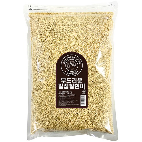 싱싱잡곡 부드러운 칼집 찰현미, 800g, 2개