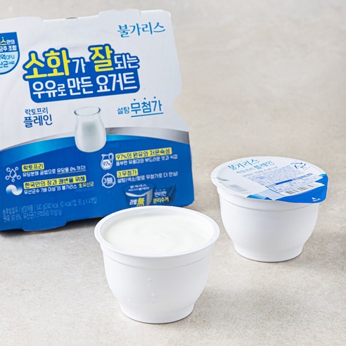 불가리스 소화가 잘되는 우유로 만든 요거트 플레인, 400g, 2개