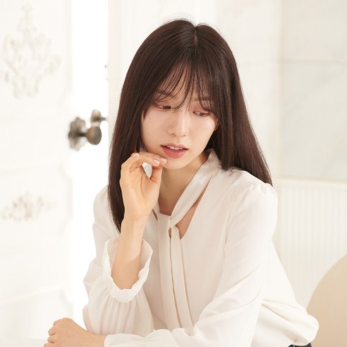 100% 인모 여자항암가발 통가발 수제가발 아미모 자연스러운가발 [AM-C 514], 자연갈색, 대, 1개