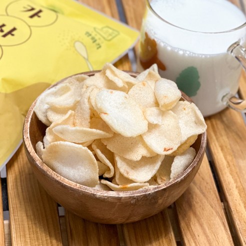 카사바칩 돼지감자칩 신콩칩 과자 간식, 10개, 40g