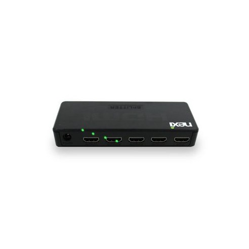 HDMI분배기 4포트 14 분배기 4K UHD 영상 NX262 넥시(전자기기), HDMI분배기 4포트 1:4 분배기 4K UHD 영상