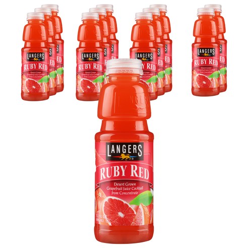 랭거스 루비레드 자몽 주스, 1.5L, 2개