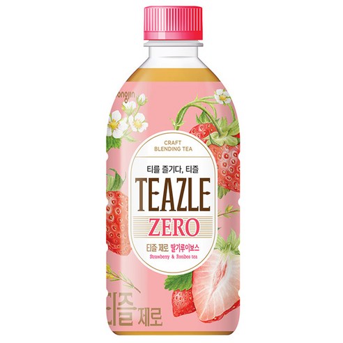티즐 제로 딸기루이보스, 20개, 500ml