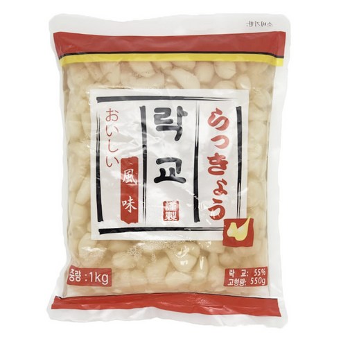 토호식품 락교 파우치, 1kg, 6개