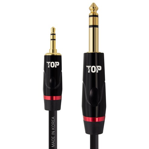 솔탑 국산 3.5 스테레오 TO 5.5 스테레오 케이블, SOLTOP-1547(3m), 혼합색상