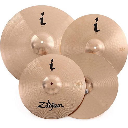 질지언 질젼 Zildjian I 패밀리 스탠다드 긱 심벌 팩 35.6cm (14인치) 쌍 40.6cm (16인치) 50.8cm (20인치) (ILHSTD) 184422