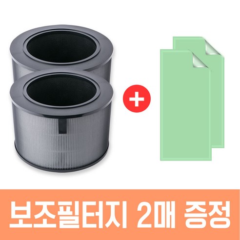 1+1 국내산 LG 엘지 퓨리케어 360 공기청정기 ADQ75153455 헤파+탈취 필터 호환, PFSAQA01