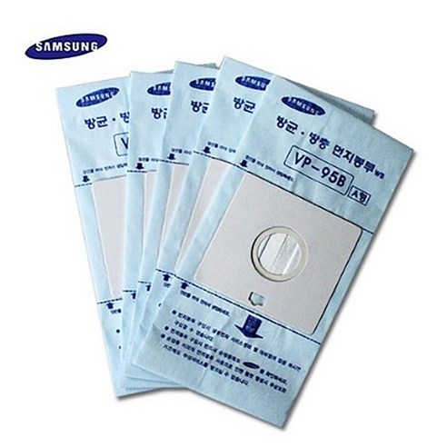 정품 삼성 청소기 먼지봉투 필터 5매 VP-95B VC-PW6024 VC-TA500M VC-TA500B VC-TA501M VC-TA502B VC-TD601, 1개