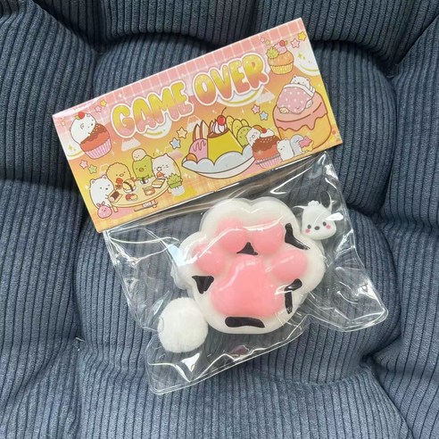 타바스퀴시 장난감 고양이 발바닥 말랑이, V