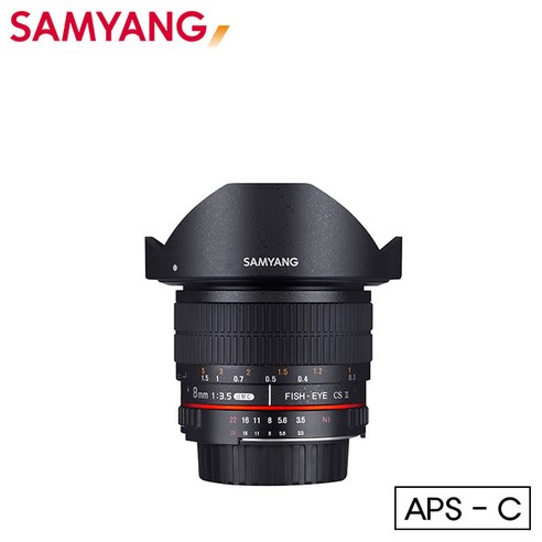 삼양 8mm F3.5 피쉬아이 CSll 캐논 DSLR 카메라 어안렌즈 크롭바디용