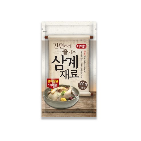 간편하게 즐기는 삼계 재료, 1개, 100g