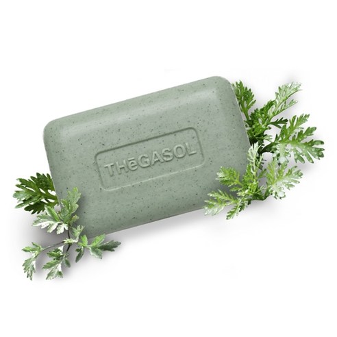 때가솔 쑥 때밀이 각질제거 목욕비누, 100g, 3개