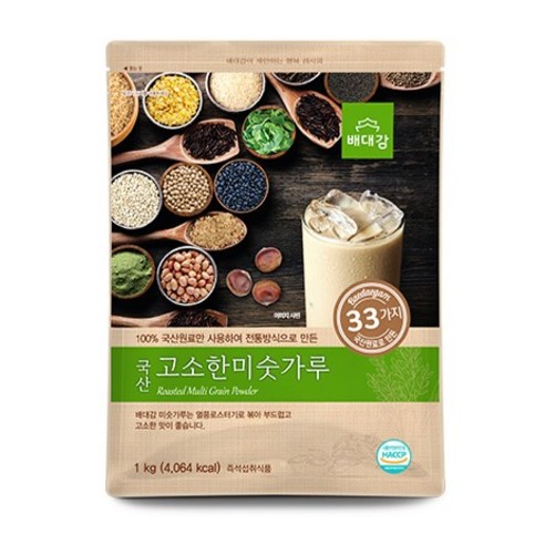 배대감 국산 고소한 미숫가루, 2개, 1kg