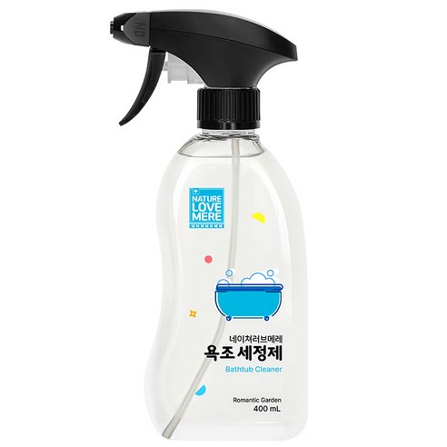 네이쳐러브메레 유아 욕조 세정제, 400ml, 4개