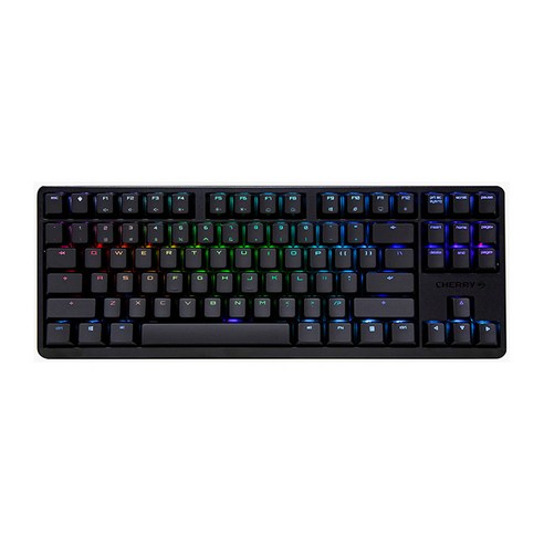 CHERRY 기계식키보드, 텐키리스, 블랙, G80-3000S TKL RGB  (적축)