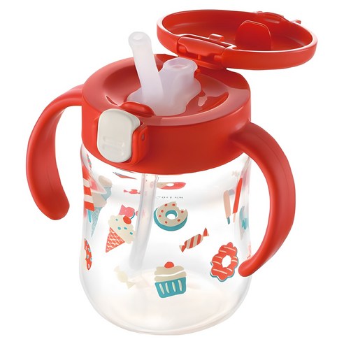 릿첼 TLI 빨대컵 SD, 그레이, 1개, 200ml