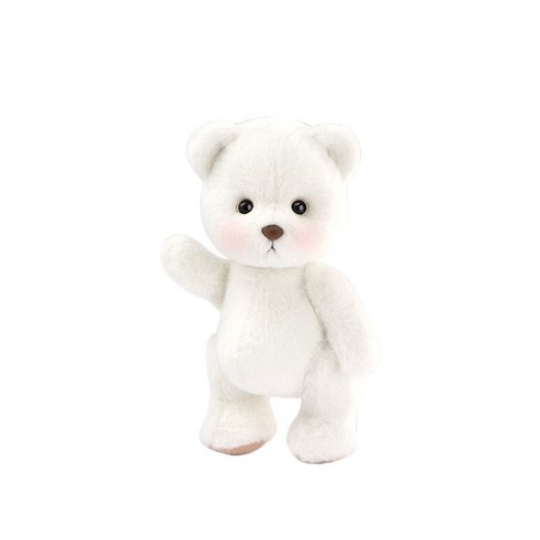 테디 테일즈 레나 베어 정품 20CM 귀여운 인형 곰 인형 봉제 생일 선물, 기본S (약 20cm), 화이트 트럼펫 베어