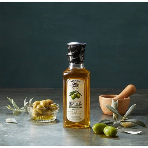 해표 압착 올리브유, 900ml, 12개