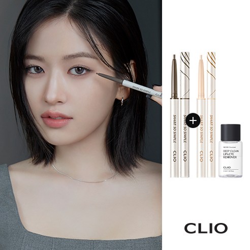 [1+1] 클리오 샤프 쏘 심플 워터프루프 펜슬 라이너 AD, 002 브라운 002 브라운, 1개