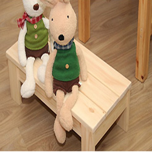 솔이홈 원목 소나무 발받침대 발디딤대 발판 의자발판, 소나무 원목고급형(높이17Cm)