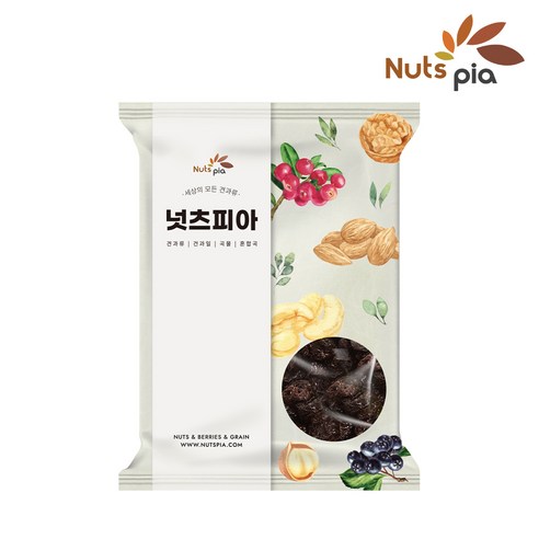 [넛츠피아] 건자두(푸룬) 1kg x 3봉, 3개