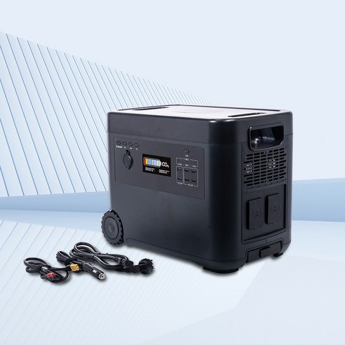 차박 파워뱅크2168wh AC2000W 케리어형 인산철배터리, 20L, 1개