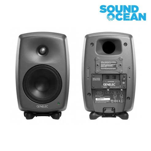 GENELEC SAM (Smart Active Monitor) 시리즈 제네렉 스튜디오 모니터 스피커 1통, 8331(매트블랙)