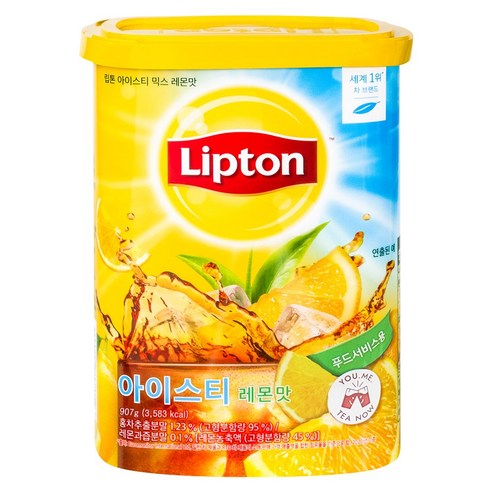 립톤 아이스티 분말 레몬맛, 907g, 1개입, 9개
