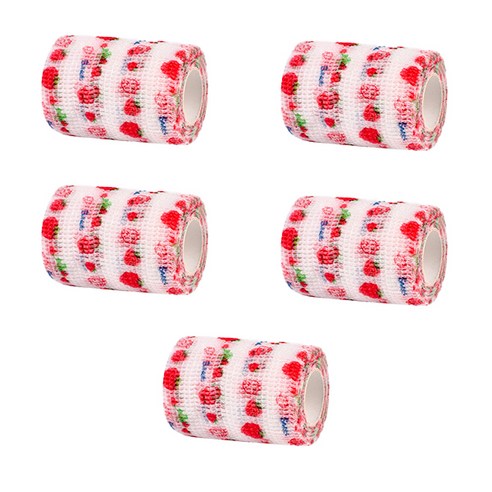 치프몰 반려동물 자가접착 신발 붕대 5개입, 7.5cm 포도