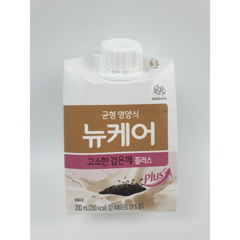 대상웰라이프 뉴케어 고소한검은깨 완전균형영양식, 200ml, 26개