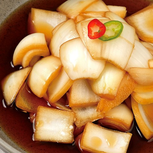 정성가득 당일제조 가정식 1인 반찬 집밥 수제 밑반찬 양파장아찌, 1개, 500g