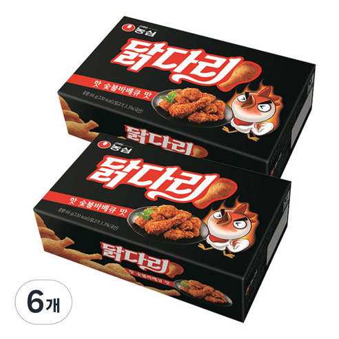 닭다리 핫숯불바베큐맛 (10개) moi*30566Nn, 66g, 10개