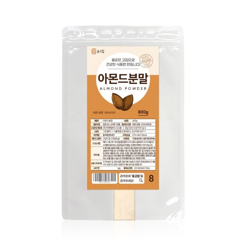 윤고집 아몬드 100% 가루 분말, 300g, 1개
