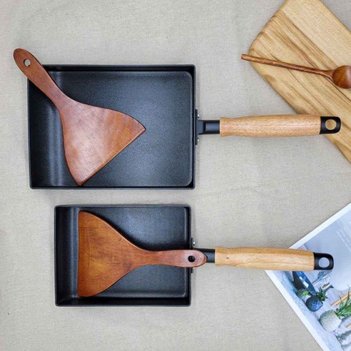 네오셰프 IH인덕션 직사각 계란말이팬 14cm+옻칠주걱, 1개, 단품