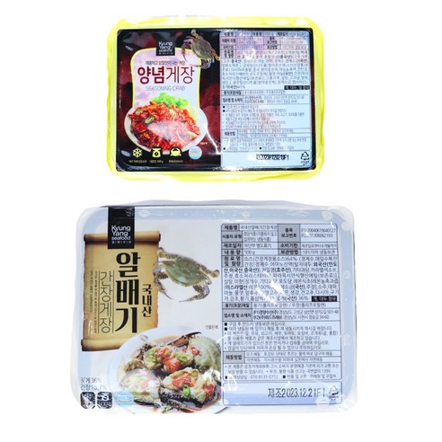 [방송상품] 양념 꽃게장 3통+알배기 간장 꽃게장 5통, 3.4kg, 1개