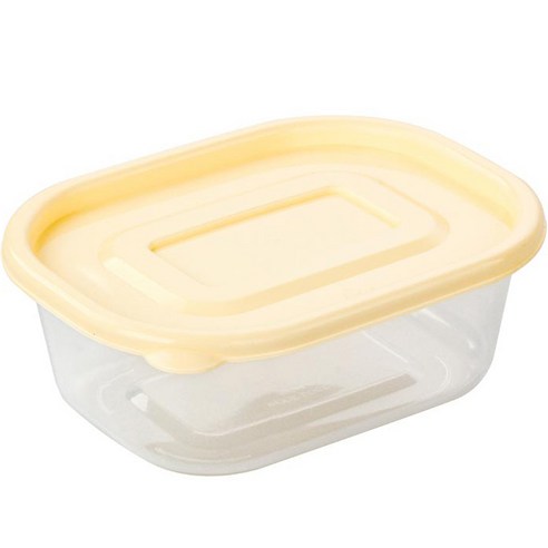 쿡앤락 S사각 밀폐용기 + 뚜껑 아이보리 350ml 50세트, 1세트