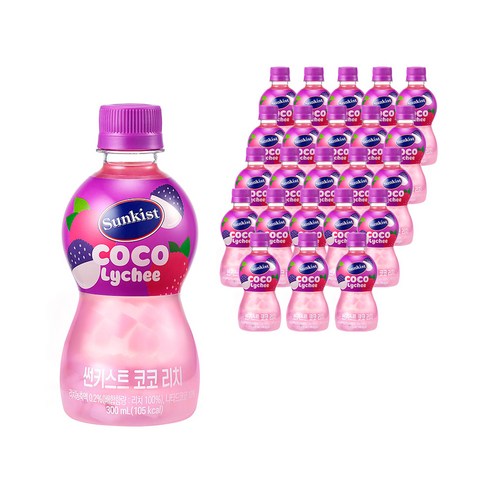 썬키스트 코코 리치 주스, 300ml, 24개