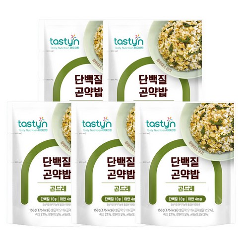 종근당건강 테이스틴 단백질 곤약밥 곤드레, 150g, 20개