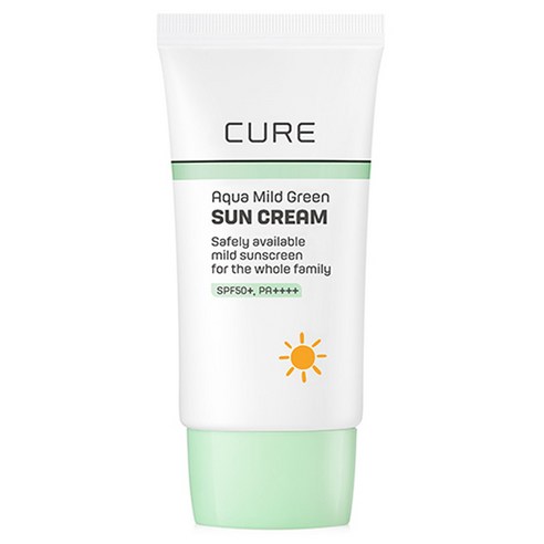 김정문알로에 아쿠아 마일드 그린 선크림 SPF50+ PA++++, 40ml, 1개