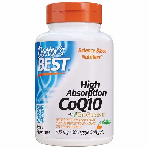 닥터스베스트 하이 앱솔션 CoQ10 200mg 베지 캡, 60정, 2개
