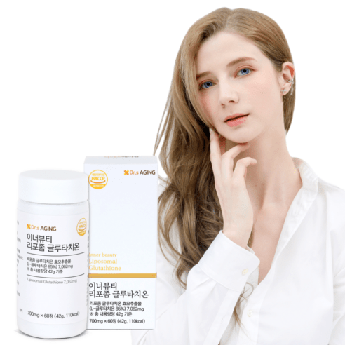 닥터스에이징 이너뷰티 리포좀 글루타치온 700mg 미국산 85% 순도 식약처 HACCP 인증, 1개, 60정