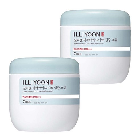 일리윤 세라마이드 아토 집중 크림 200ml 대용량 500ml 바디로션, 2개