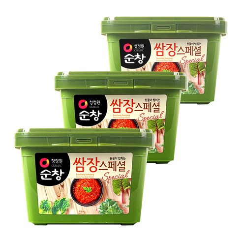 청정원 순창 쌈장 스페셜 500gX3개, 500g, 3개