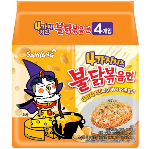 삼양 4가지 치즈 불닭 볶음면 145g, 64개