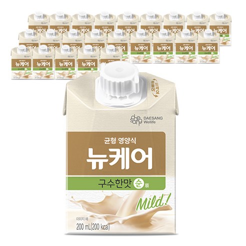 대상웰라이프 뉴케어 구수한맛 순, 25개, 200ml